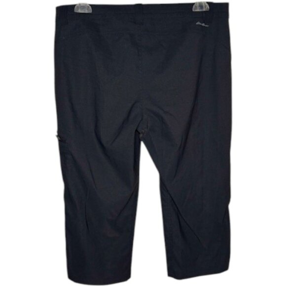 Eddie Bauer Rainier Cinchable Capris - Black - 12 - Picture 5 of 10